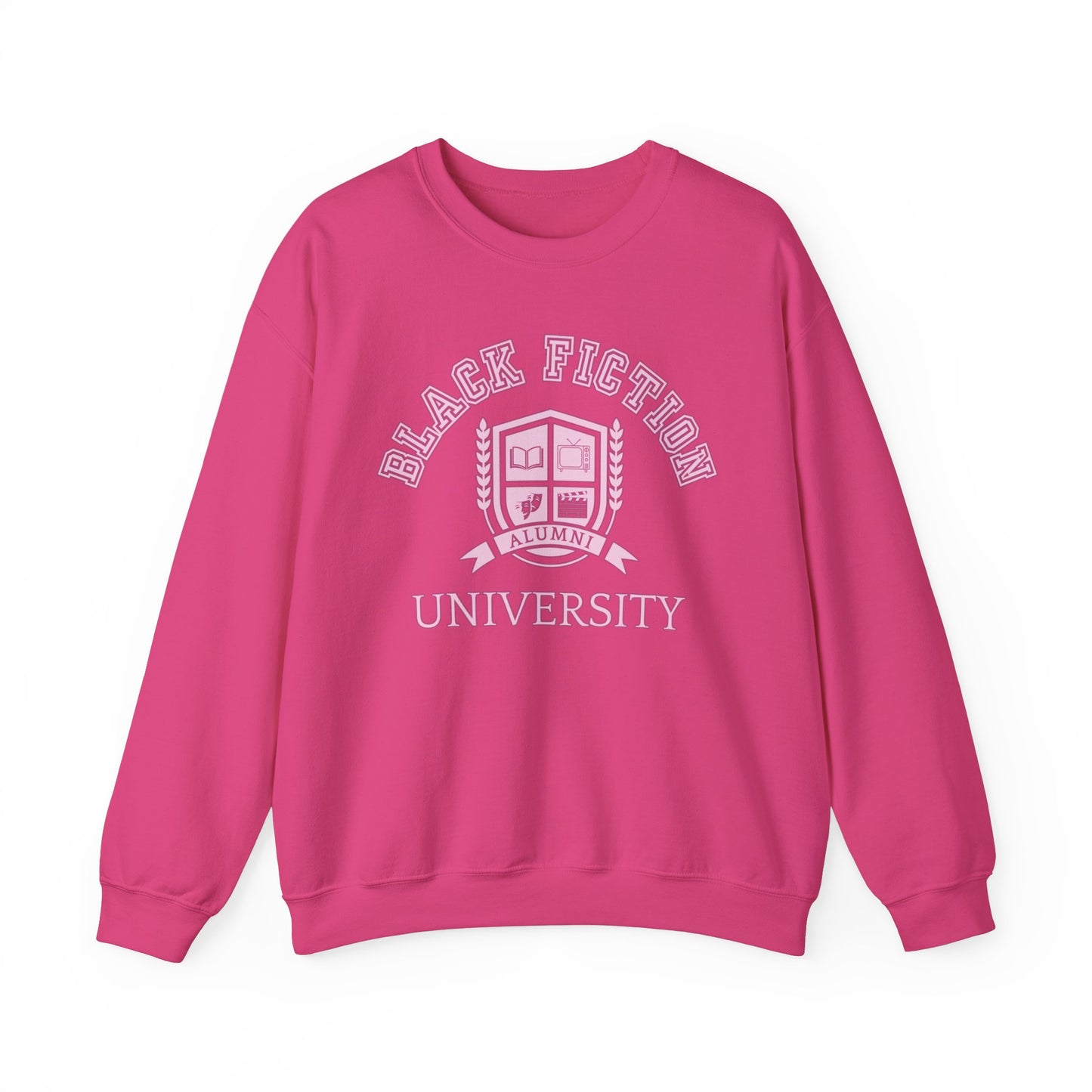 Black Fiction University Crewneck Sweatshirt