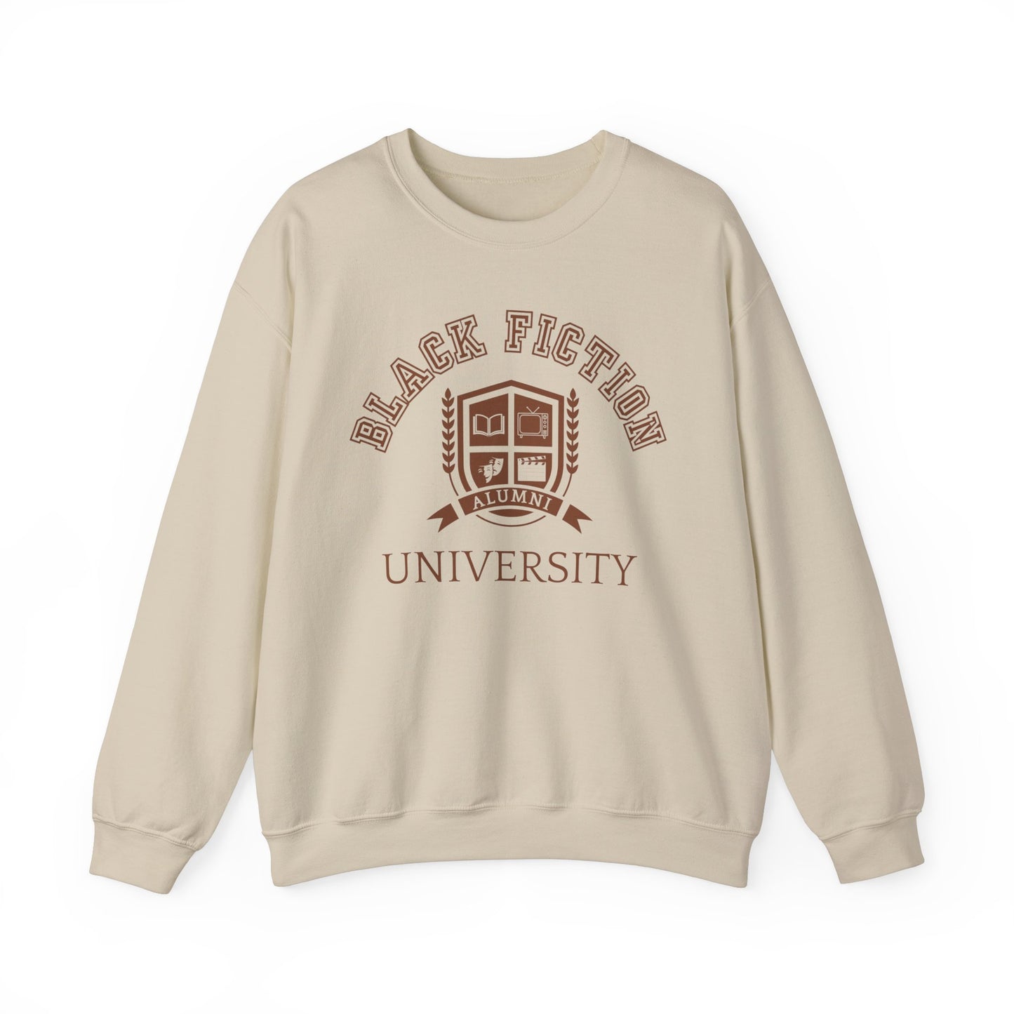 Black Fiction University Crewneck Sweatshirt